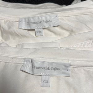 2 Ermenegildo Zegna modal stretch undershirts XXL